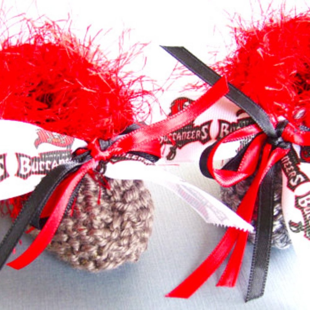Tampa Bay BUCCANEERS Football Handmade Baby Booties *NEW*